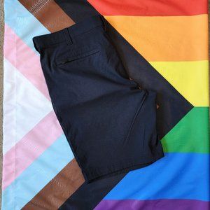 Eddie Bauer Horizon Guide 10" Chino Shorts 38 - Mens Performance Stretch (Black)